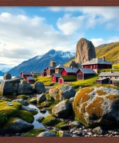 Mossy Boulders Paint Numbers