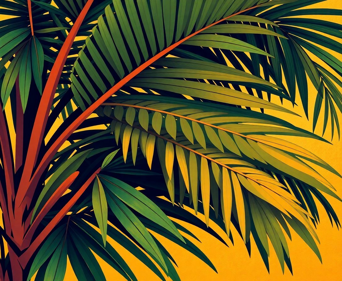 vintage-nouveau-amber-palm-paint-by-numbers-kit-art-deco