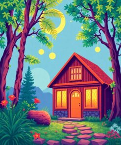 Glasshouse Flower Paint Numbers