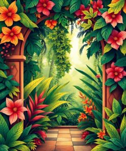 Jungle Arch Paint Numbers