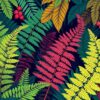 Jungle Ferns Paint Numbers