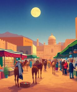 Camel Market Paint Numbers