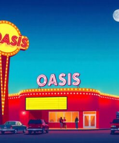 Cinema Sign Paint Numbers