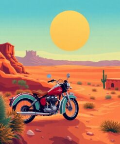 Vintage Oasis Saddle Rest Paint By Numbers