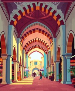 Souk Arches Paint Numbers