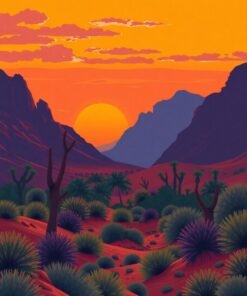 Sunset Trek Paint Numbers