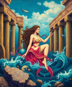 Nymph Mural Paint Numbers