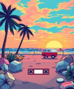 Road Audio Paint Numbers