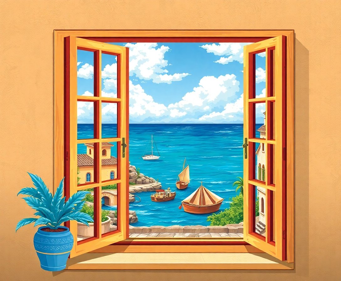 vintage-ocean-window-view-paint-by-numbers-kit-world-scenes