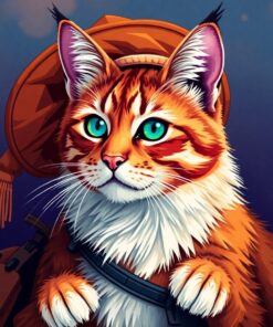 Feline Explorer Paint Numbers