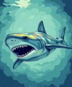 Ghost Shark Paint Numbers