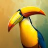 Toucan Portrait Paint Numbers