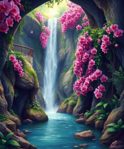 Grotto Falls Paint Numbers