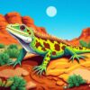 Outback Lizard Paint Numbers