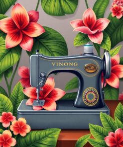 Tropical Bloom Paint Numbers