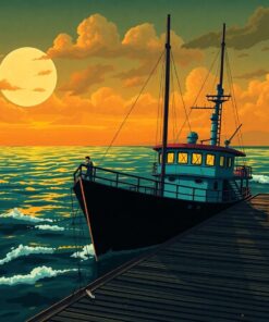 Vintage Pacific Deck Crime Paint By Numbers