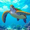 Sea Turtle Paint Numbers