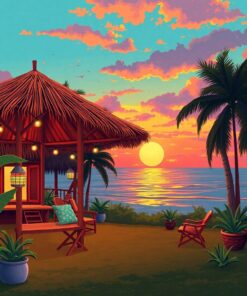 Evening Glow Paint Numbers