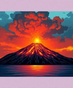 Magma Glow Paint Numbers