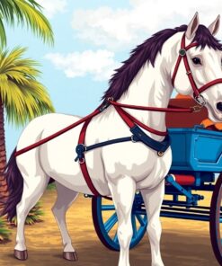 Carriage Steed Paint Numbers