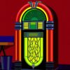 Jukebox Glow Paint Numbers
