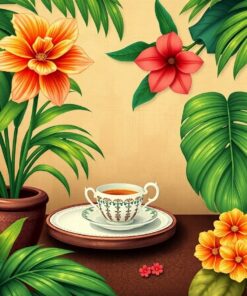 Tea Time Paint Numbers