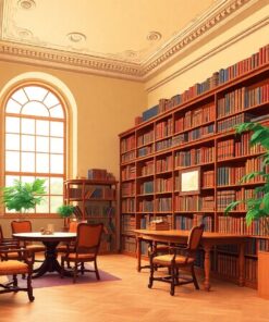 Library Study Paint Numbers