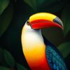 Toucan Portrait Paint Numbers