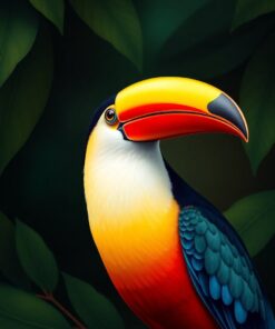 Toucan Portrait Paint Numbers