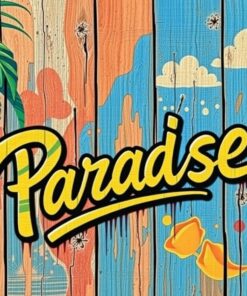 Wood Tag Paint Numbers