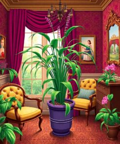 Spider Plant Paint Numbers