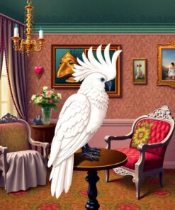 White Cockatoo Paint Numbers