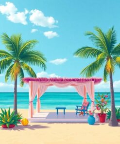 Beach Cabana Paint Numbers