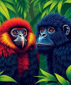 Jungle Portrait Paint Numbers