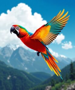 Macaw Flight Paint Numbers