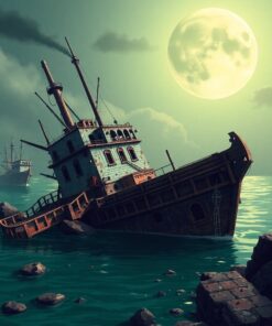 Lagoon Wreck Paint Numbers