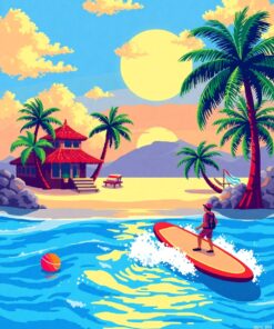 Surf Paradise Paint Numbers