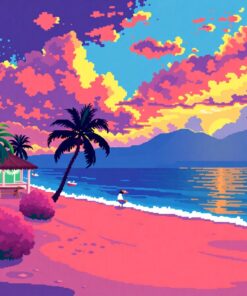 Waikiki Dusk Paint Numbers