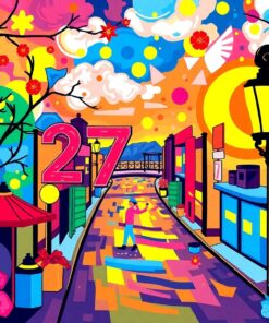 Oceanic Geometry Paint Numbers