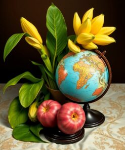 Plantains Globe Paint Numbers