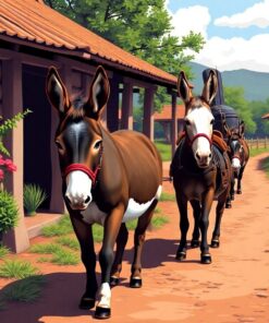 Donkey Trek Paint Numbers