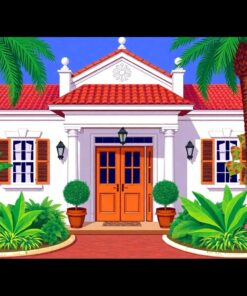 Vintage Plantation Line Entrance Paint By Numbers