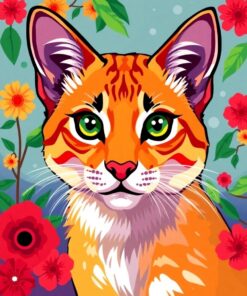 Plumeria Masquerade Paint Numbers