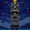 Starlit Moai Paint Numbers