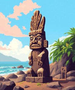 Stone Idol Paint Numbers