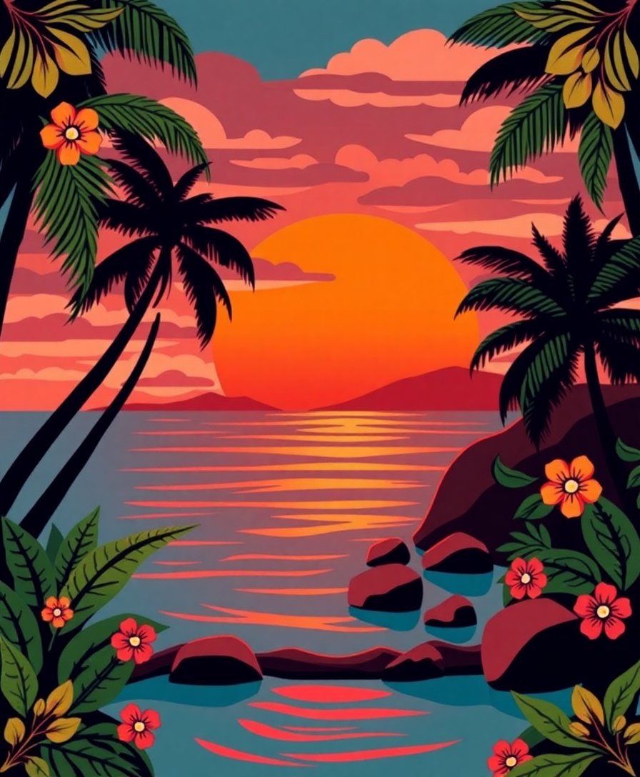 Sunrise Call Paint Numbers Sunrise Call Paint Numbers