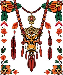 Warrior Necklace Paint Numbers