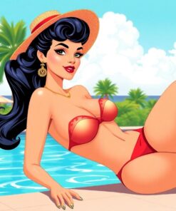 Glamour Girl Paint Numbers