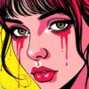 Vintage Pop Art Tears Paint By Numbers