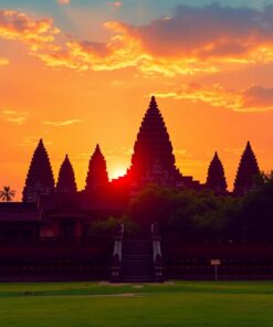Prambanan Sunset Paint Numbers